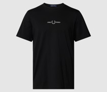 T-Shirt mit Logo-Stitching