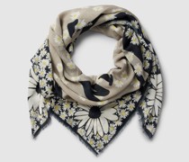 Schal mit Allover-Muster Modell 'Daisy'