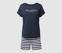 Pyjama mit Label-Print Modell 'MIX N MATCH'