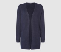 Cardigan mit gerippten Ärmelabschlüssen