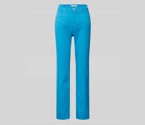 Bootcut Jeans in unifarbenem Design Modell 'STYLE.CAROLA'