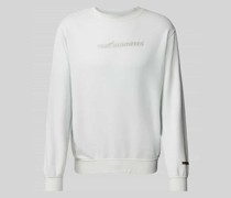 Sweatshirt mit Label-Stitching Modell 'Bar'