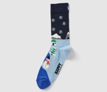 Socken mit Motiv-Print