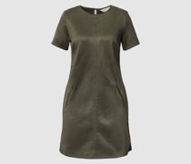 Minikleid mit Reißverschlusstaschen
