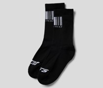 Socken mit Label-Details