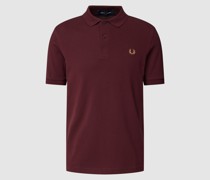 Poloshirt mit Logo-Stitching Modell 'PLAIN'