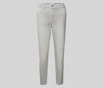 Slim Fit Jeans mit Streifenmuster Modell 'Ornella sporty'