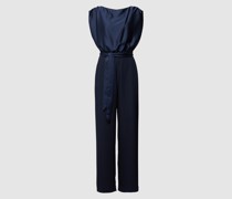 Jumpsuit mit Rundhalsausschnitt