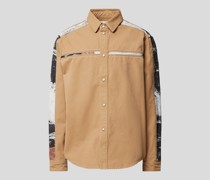 Hemdjacke mit Druckknopfleiste
