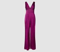 Jumpsuit mit V-Ausschnitt