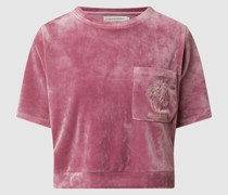 Cropped T-Shirt aus Nicki Modell 'Chloe Sealake'
