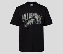 T-Shirt mit Label-Print