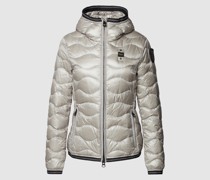 Daunenjacke in Stepp-Optik