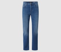 Straight Fit High Rise Jeans mit Stretch-Anteil Modell 'Mailke'