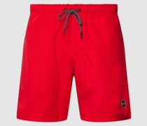 Badehose mit Label-Patch