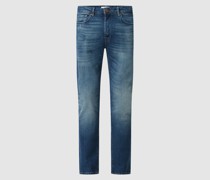 Slim Fit Jeans mit Stretch-Anteil Modell 'Leon'