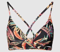 Bikini-Oberteil mit Allover-Print Modell 'BAAY'