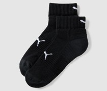 Socken mit eingewebten Label-Details im 2er-Pack Modell 'Sport'