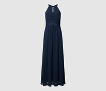 Maxikleid mit Spitzenbesatz Modell 'MILINA'