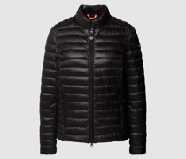 Steppjacke mit Label-Applikation Modell 'JUDY'