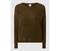 Oversized Pullover aus Alpakamischung