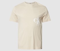 PLUS SIZE T-Shirt mit Logo-Print Modell 'SPRAY'