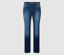 Regular Fit Jeans mit Knopfverschluss Modell "ARNE PIPE"
