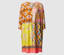 Knielanges Kleid mit floralem Muster Modell 'Pucci'