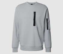 Sweatshirt mit Label-Print Modell 'FELPA'