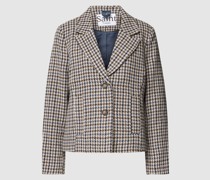 Jacke mit Hahnentrittmuster Modell 'Vicky'