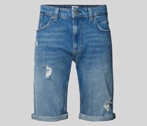 Regular Fit Jeansshorts im Destroyed-Look Modell 'RONNIE'