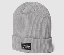 Beanie mit Label-Patch Modell 'LOST LAGER II'