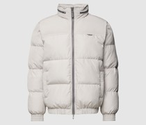 Steppjacke mit Label-Detail