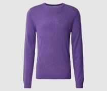 Strickpullover in melierter Optik