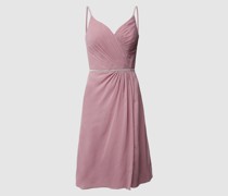 Cocktailkleid mit Strasssteinbesatz