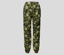 Hose mit floralem Muster
