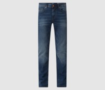 Straight Fit Jeans mit Stretch-Anteil Modell 'Aedan'