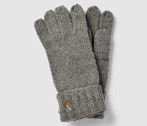 Wollhandschuhe in melierter Optik