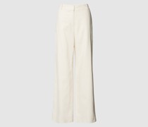Stoffhose mit Haken- und Reißverschluss