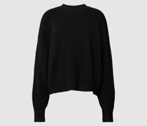 Strickpullover mit Strukturmuster
