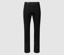 Jeans mit unifarbenem Design Modell "512 NIGHTSHINE"