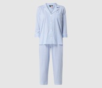 Pyjama mit Streifenmuster