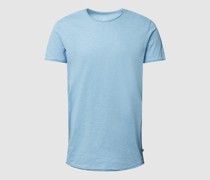 T-Shirt in melierter Optik Modell 'Basic'