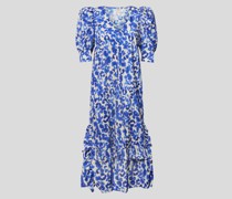 Midikleid mit V-Ausschnitt