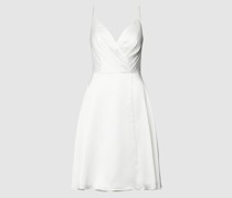 Cocktailkleid in Wickel-Optik