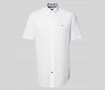 Regular Fit Business-Hemd mit Button-Down-Kragen