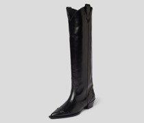 Stiefel mit Zierbesatz