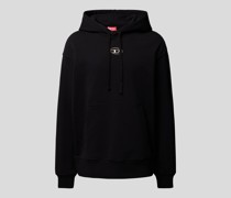 Oversized Hoodie mit Label-Detail