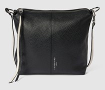Hobo Bag aus Leder mit Label-Detail Modell 'AISSA'