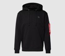 Hoodie mit Label-Applikation Modell 'X-FIT'